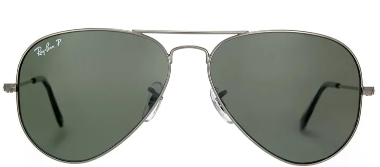 Ray-Ban RB 3025 004/58 Aviator Metal Gold Sunglasses with Grey Gradient Lens sold by Gaffos