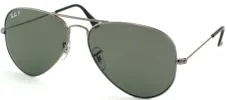 Ray-Ban RB 3025 004/58 Aviator Metal Gold Sunglasses with Grey Gradient Lens sold by Gaffos