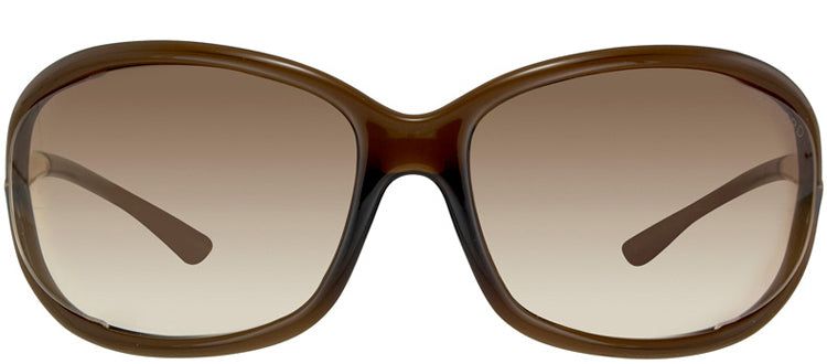 Tom Ford Jennifer TF 8 692 Fashion Plastic Brown Sunglasses with Brown Gradient Lens sold by Gaffos