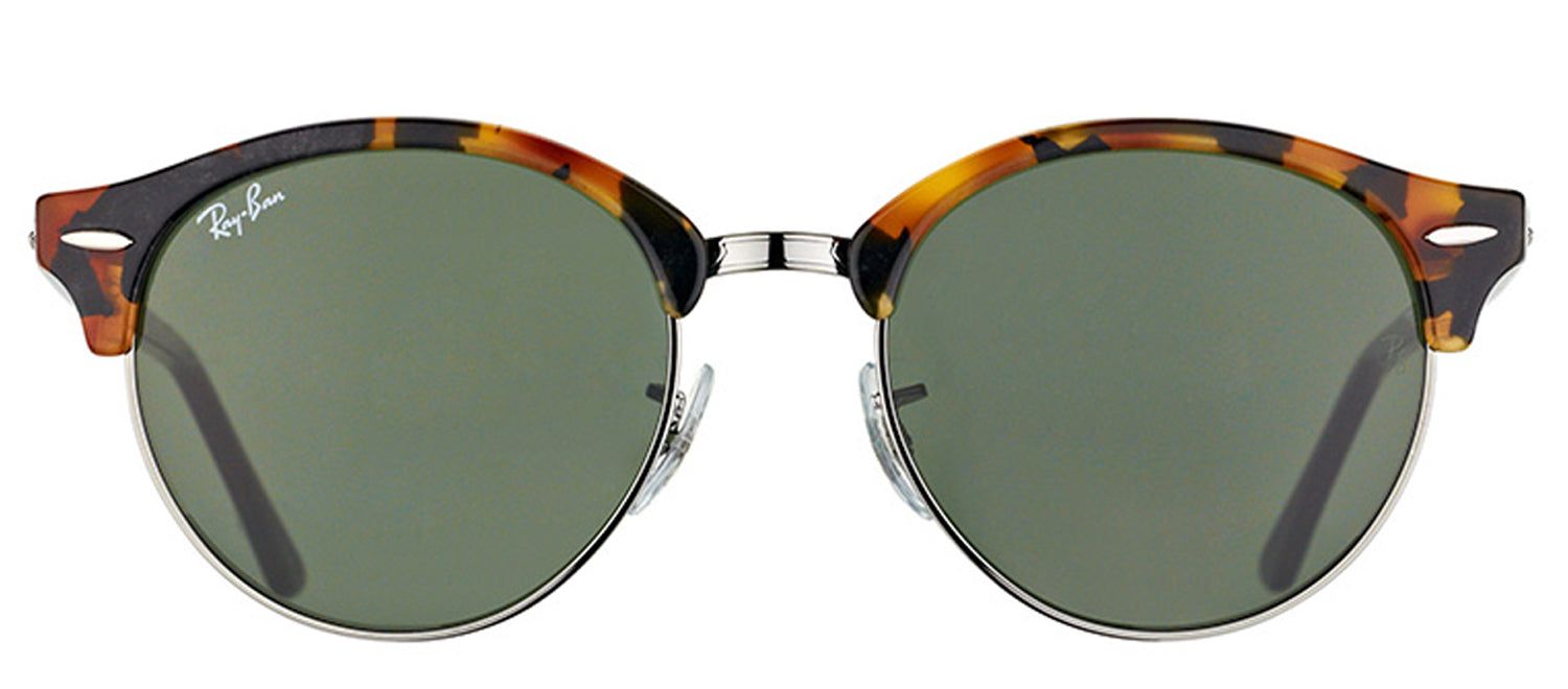 Ray-Ban RB 4246 1157 Clubmaster Plastic Tortoise/ Havana Sunglasses with Green Lens sold by Gaffos