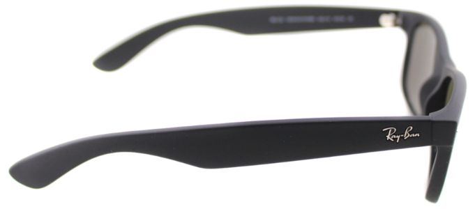 Ray-Ban RB 2132 622/19 Wayfarer Plastic Black Sunglasses with Green Mirror Lens sold by Gaffos