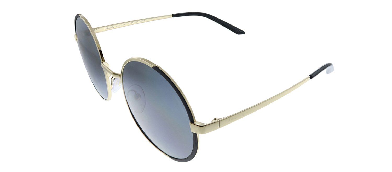 Prada PR 59XS QE35Z1 Round Metal Gold Sunglasses with Grey Gradient Lens sold by Gaffos product image thumbnail 2