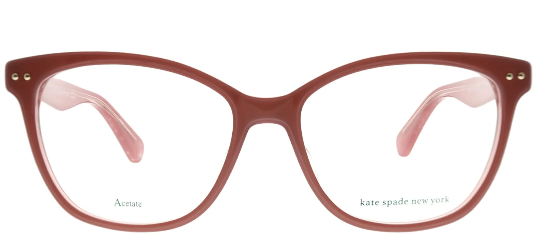 Kate Spade KS Adrie 35J Square Plastic Pink Eyeglasses with Demo Lens sold by Gaffos