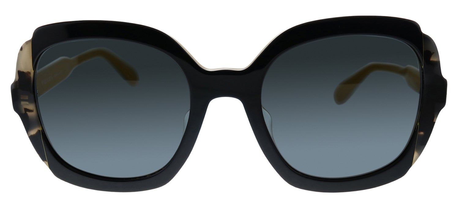 Prada PR 16USF CCO1A1 Square Plastic Black Sunglasses with Grey Lens sold by Gaffos