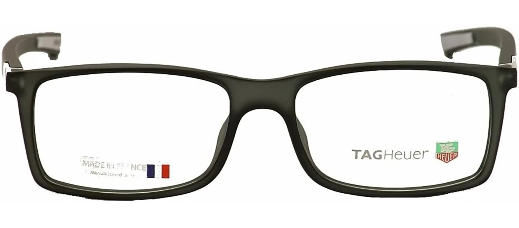 Tag Heuer TAG 0511 007 Rectangle Plastic Grey Eyeglasses with Logo Stamped Demo Lenses sold by Gaffos