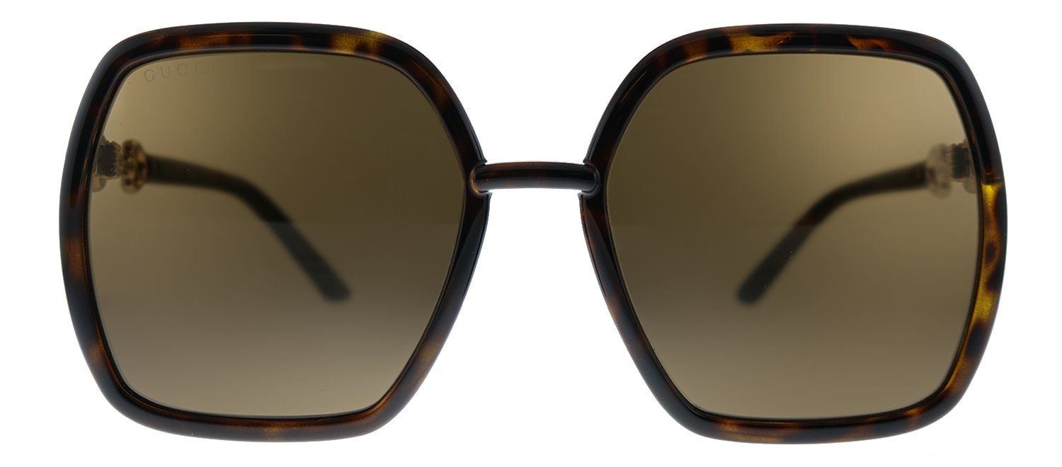 Gucci GG 0890S 002 Oversized Acetate Havana Sunglasses with Brown Lens sold by Gaffos
