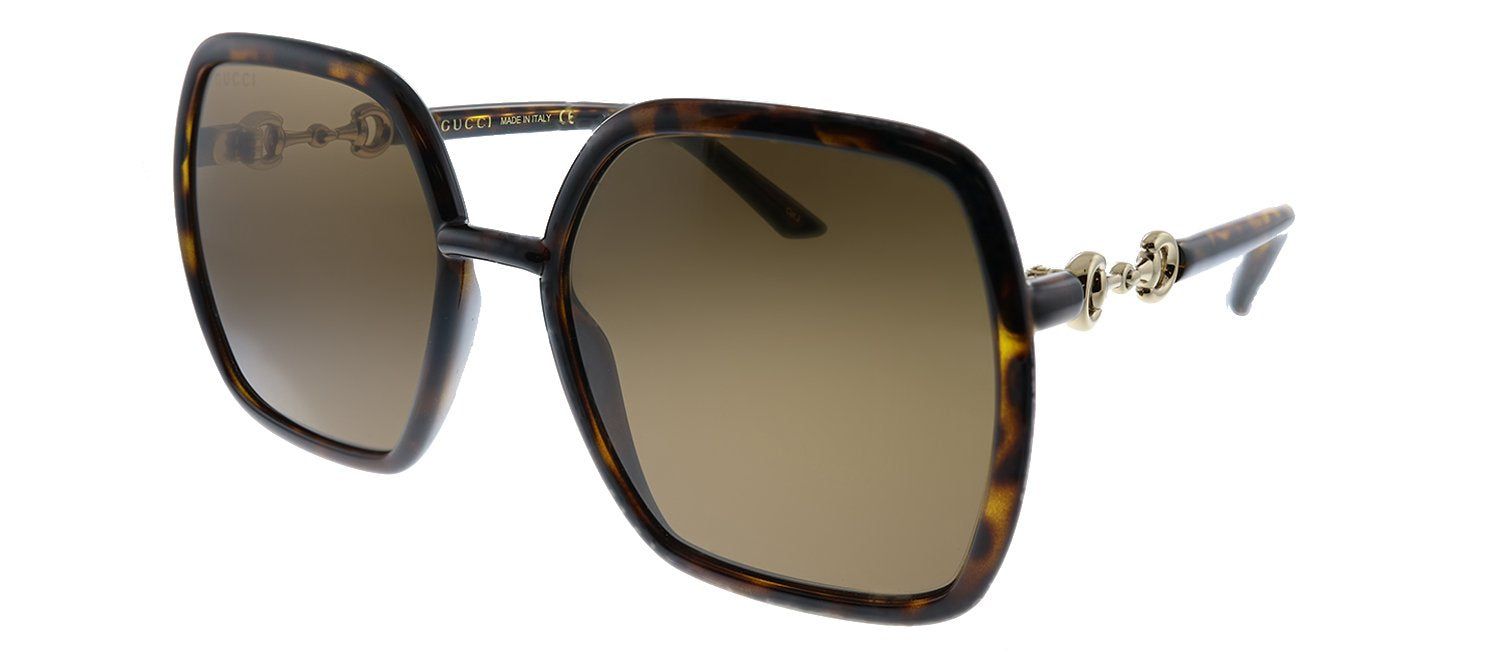 Gucci GG 0890S 002 Oversized Acetate Havana Sunglasses with Brown Lens sold by Gaffos product image thumbnail 2