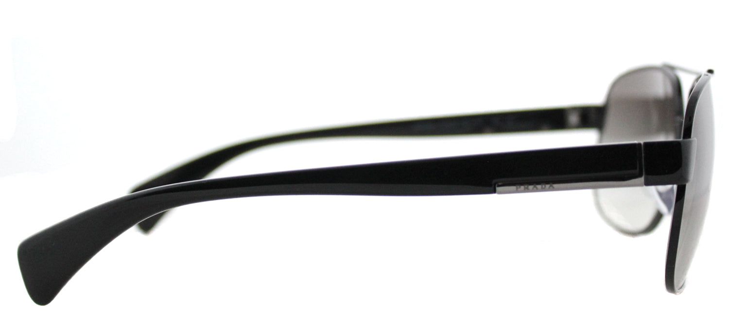 Prada PR 52PS 7AX0A7 Fashion Metal Black Sunglasses with Grey Gradient Lens sold by Gaffos product image thumbnail 3