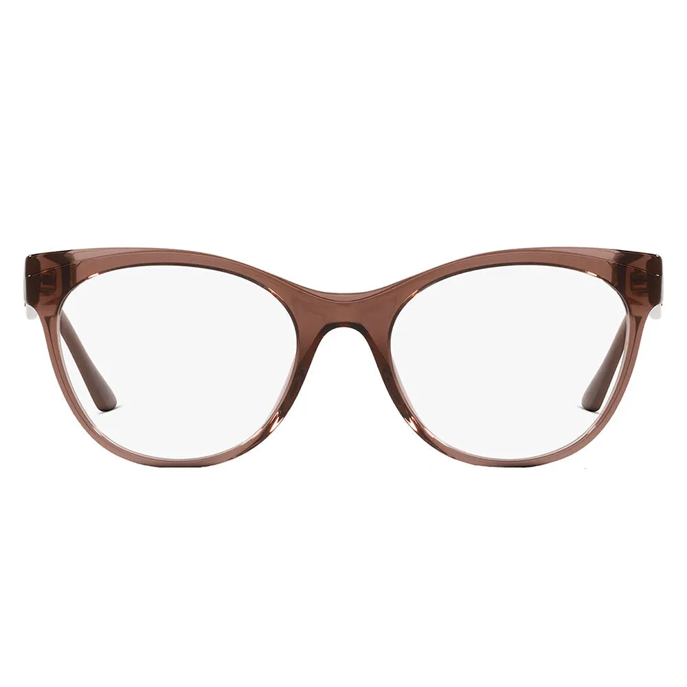 Prada PR 05WV 05M1O1 Butterfly Plastic Brown Eyeglasses with Logo Stamped Demo Lenses sold by Gaffos