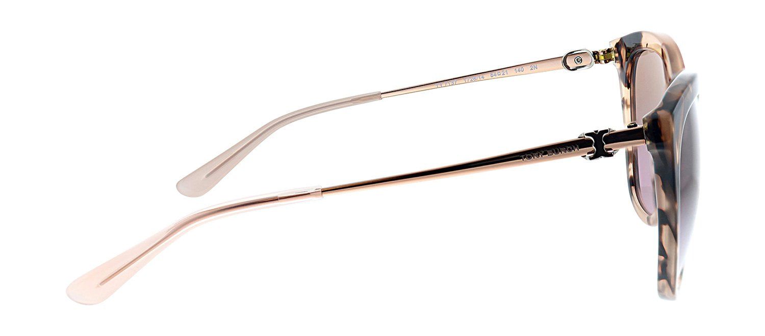 Tory Burch TY 7137 172614 Cat-Eye Plastic Pink Havana Sunglasses with Brown Gradient Lens sold by Gaffos product image thumbnail 3