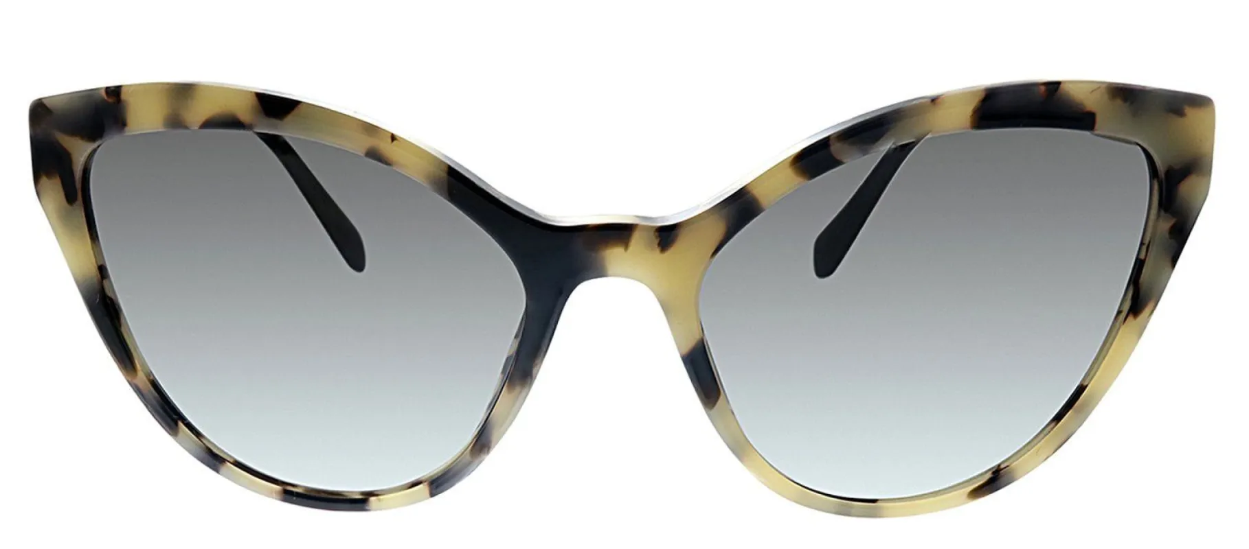 Miu Miu MU 03US KAD3M1 Cat-Eye Plastic Tortoise Sunglasses with Grey Gradient Lens sold by Gaffos