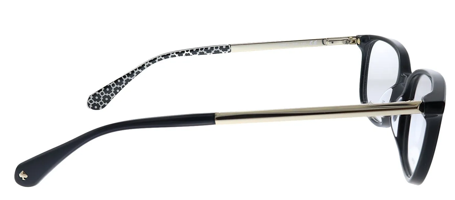 Kate Spade New York KS NATALIA 807 Rectangle Plastic Black Eyeglasses with Demo Lens sold by Gaffos product image thumbnail 3