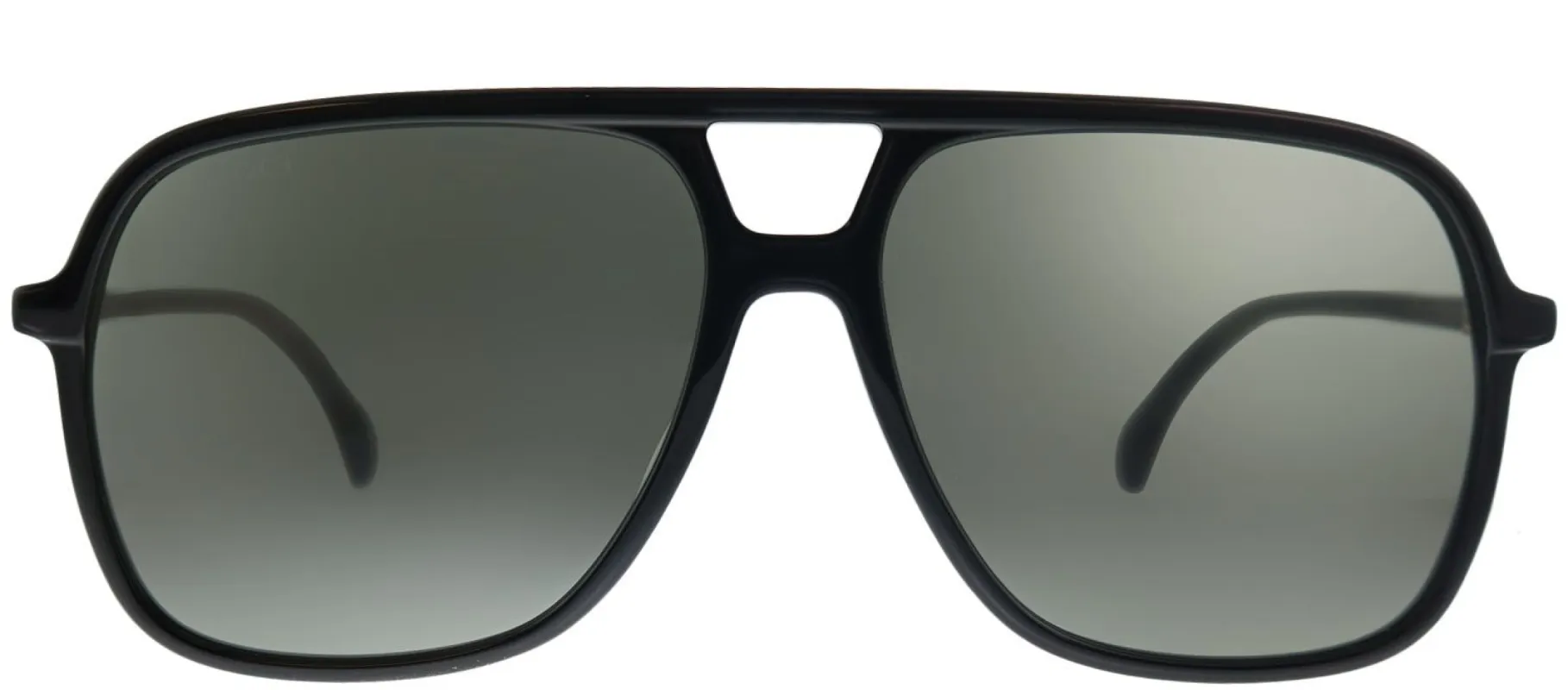 Gucci GG 0545S 001 Aviator Acetate Black Sunglasses with Grey Lens sold by Gaffos