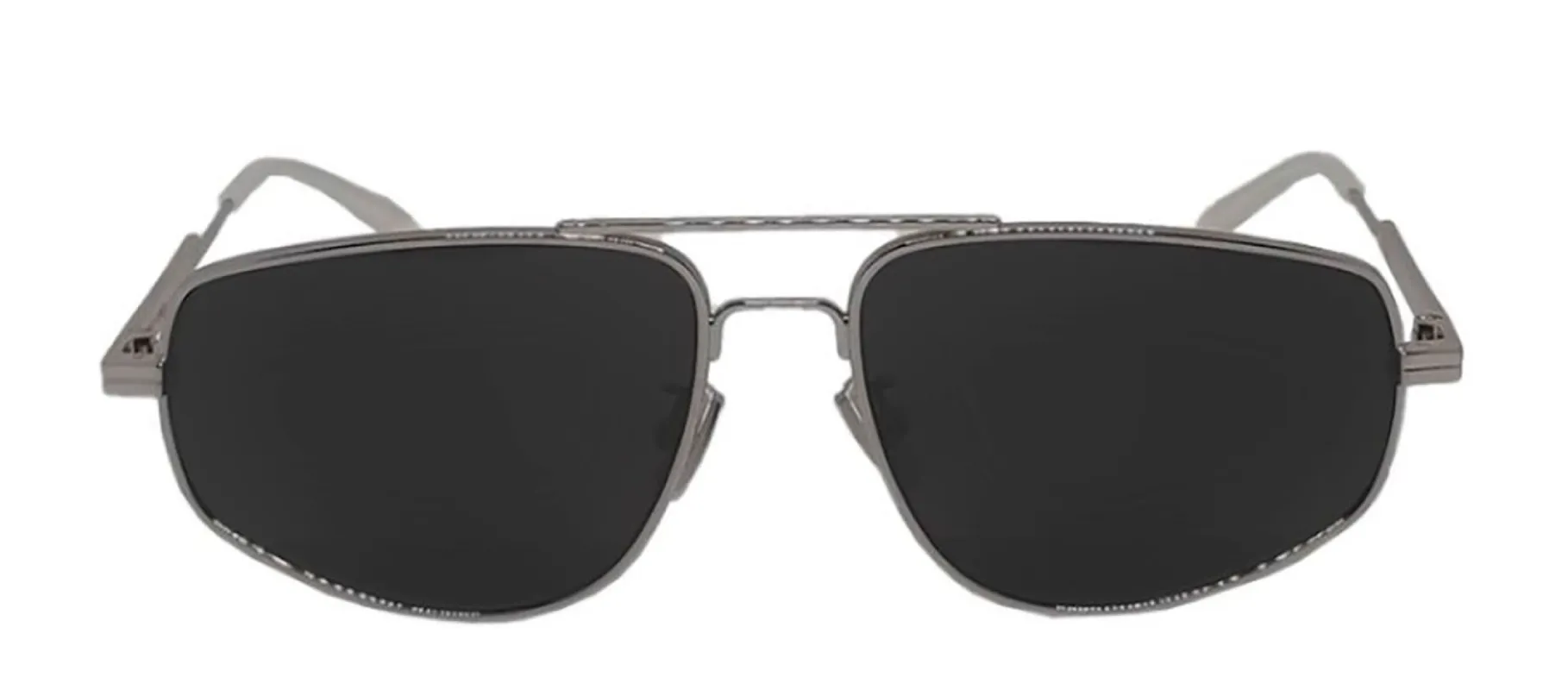 Bottega Veneta BV 1125S Pilot Metal Silver Sunglasses with Grey Lens sold by Gaffos