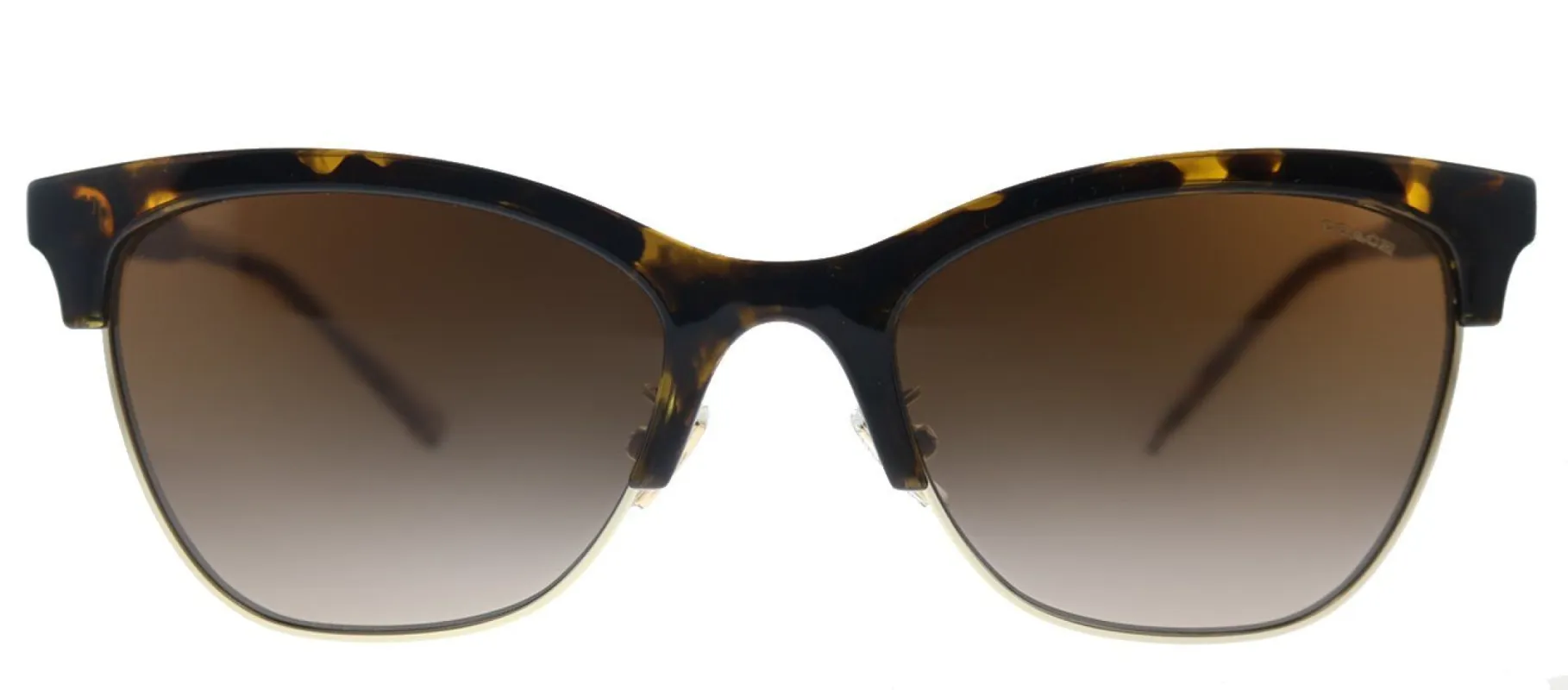 Coach L1113 HC 8277 512013 Square Plastic Havana Sunglasses with Brown Gradient Lens sold by Gaffos