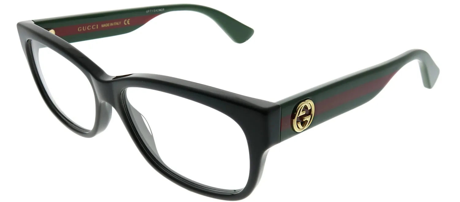 Gucci GG 0278O 011 Rectangle Acetate Black Eyeglasses with Demo Lens sold by Gaffos product image thumbnail 2