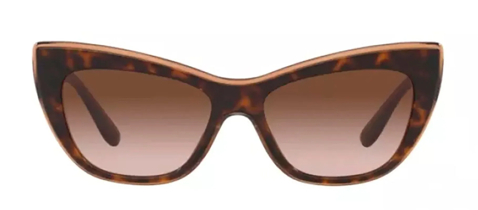 Dolce & Gabbana DG 4417 325613 Cat-Eye Plastic Havana Sunglasses with Brown Gradient Lens sold by Gaffos