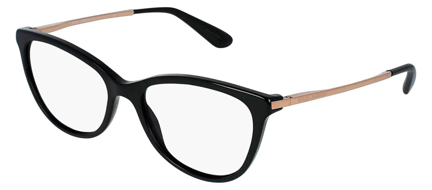 Dolce & Gabbana DG 3258 3268 Cat-Eye Plastic Grey Eyeglasses with Logo Stamped Demo Lens sold by Gaffos
