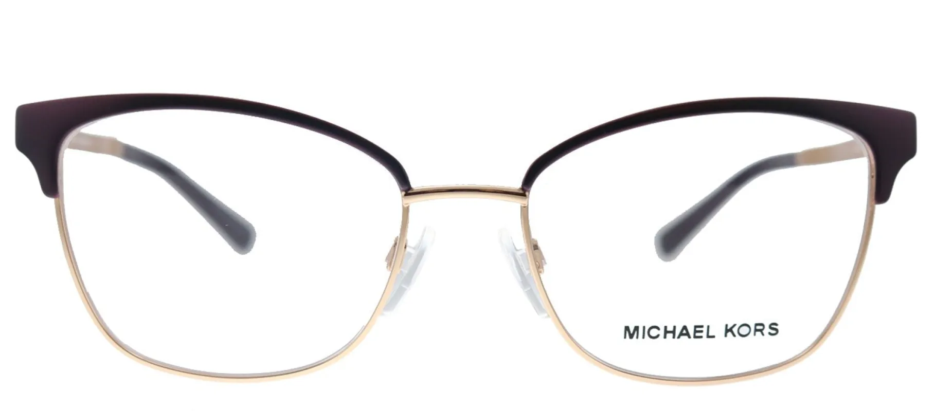 Michael Kors Adrianna IV MK 3012 1108 Cat-Eye Metal Pink Eyeglasses with Demo Lens sold by Gaffos