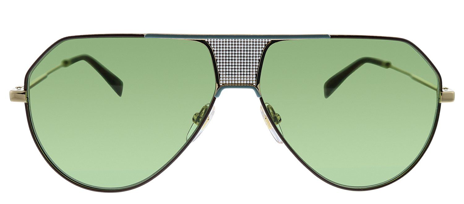 Givenchy GV 7137/S MFU Aviator Metal Havana Sunglasses with Green Lens sold by Gaffos