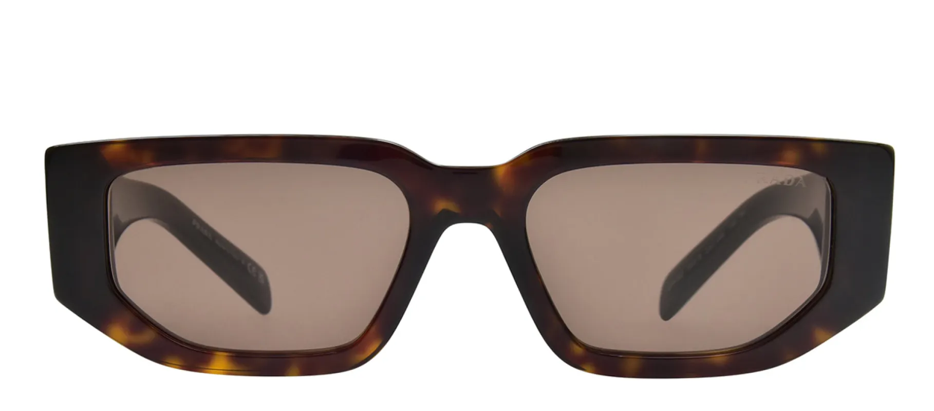 Prada PR 09ZS 2AU06B Rectangle Plastic Tortoise Sunglasses with Brown Lens sold by Gaffos