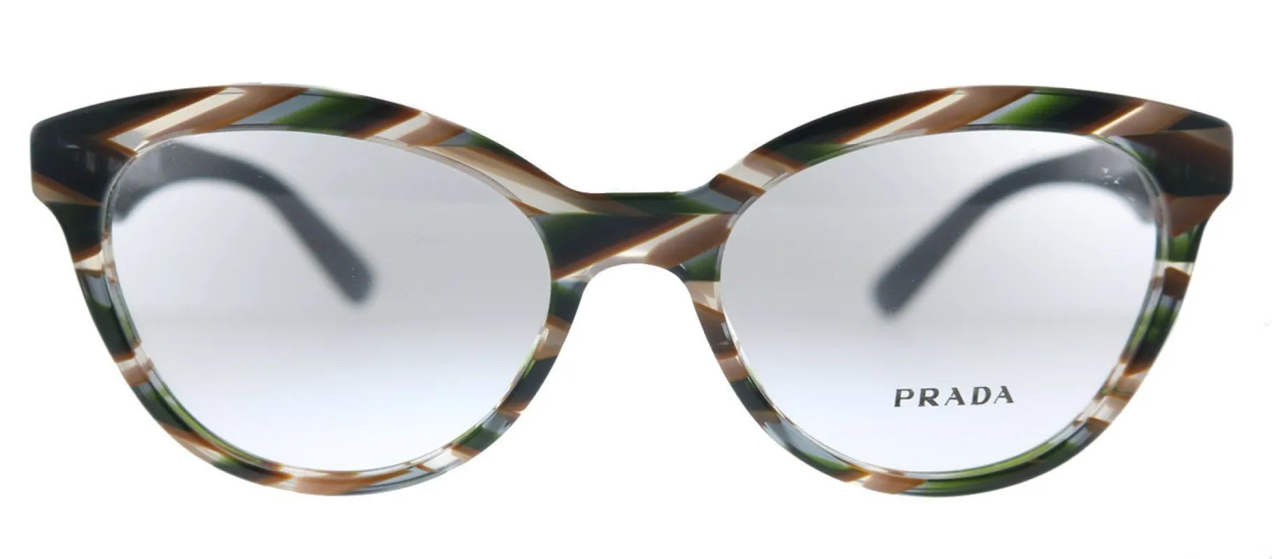Prada Heritage PR 11RV VAO1O1 Round Plastic Grey Eyeglasses with Demo Lens sold by Gaffos