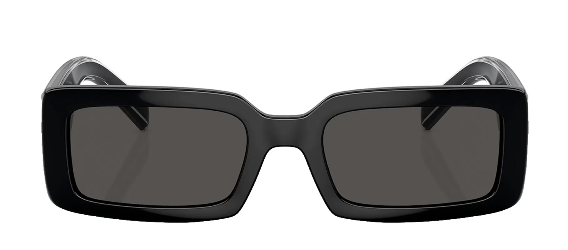 Dolce & Gabbana DG 6187 501/87 Rectangle Plastic Black Sunglasses with Grey Lens sold by Gaffos