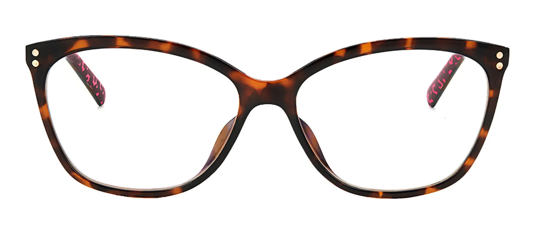 Kate Spade KS Milena 086 Cat-Eye Plastic Havana Eyeglasses with Clear Blue Block Lens sold by Gaffos