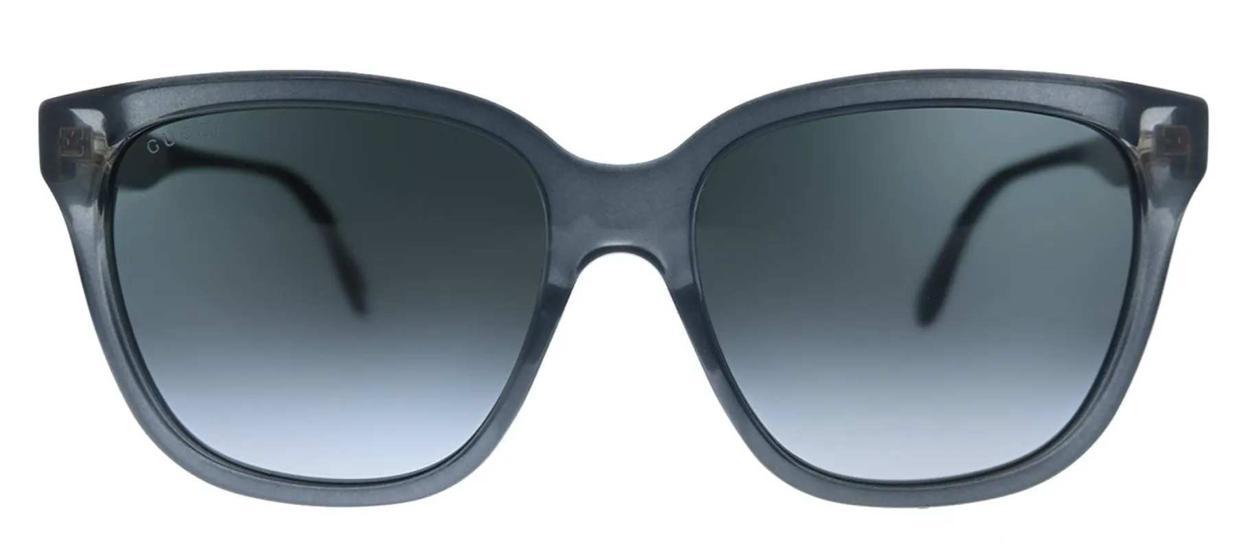 Gucci GG 0790S 001 Square Acetate Grey Sunglasses with Grey Gradient Lens sold by Gaffos