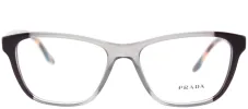 Prada PR 04TV VYN1O1 Square Plastic Grey Eyeglasses with Demo Lens sold by Gaffos
