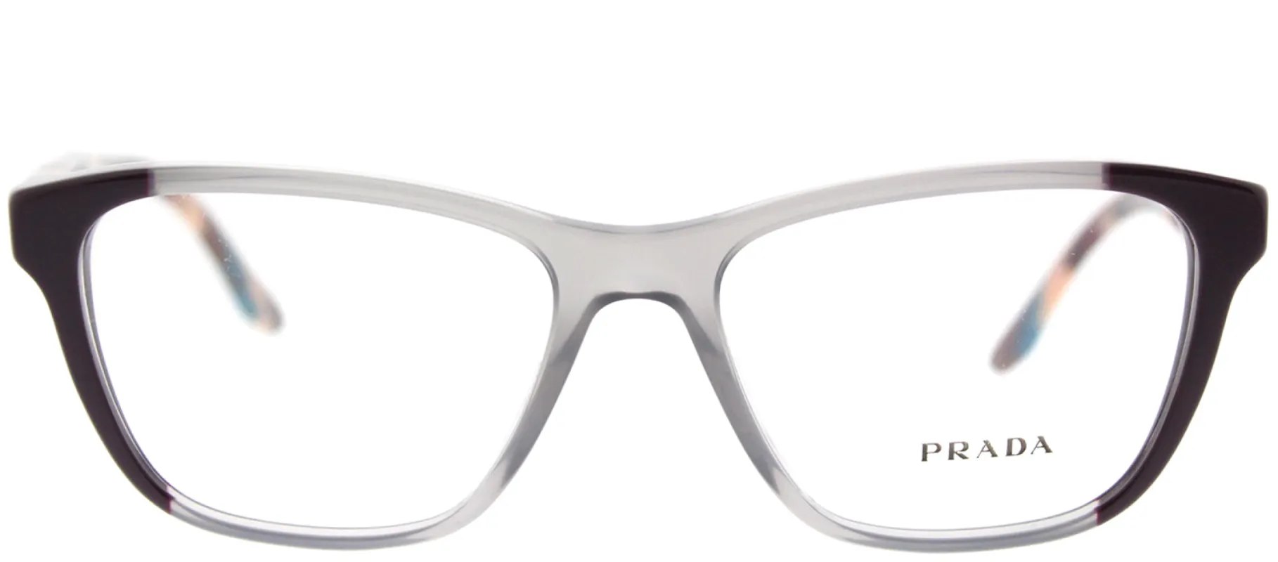 Prada PR 04TV VYN1O1 Square Plastic Grey Eyeglasses with Demo Lens sold by Gaffos