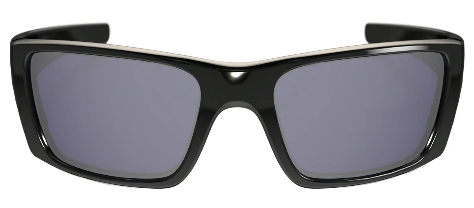 Oakley OO 9096 909601 Rectangle Plastic Black Sunglasses with Grey Lens sold by Gaffos