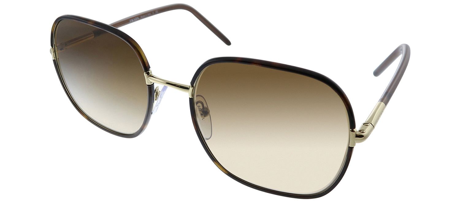 Prada PR 67XS 2AU6SI Square Plastic Havana Sunglasses with Brown Gradient Lens sold by Gaffos product image thumbnail 2