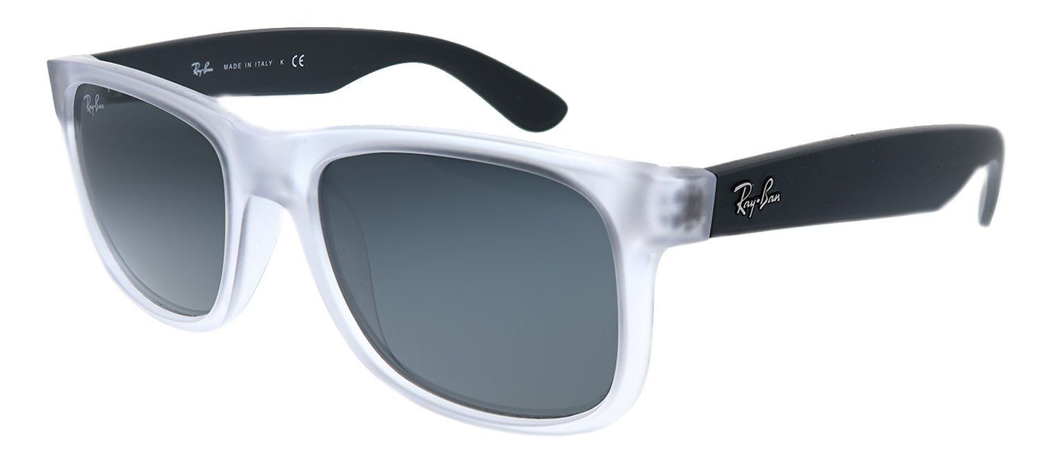 Ray-Ban Justin RB 4165 651287 Square Plastic Clear Sunglasses with Grey Lens sold by Gaffos product image thumbnail 2