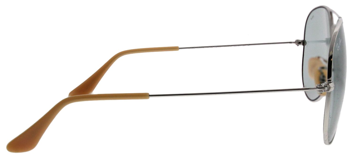 Ray-Ban RB 3025 9065I5 Aviator Metal Silver Sunglasses with Blue Photochromic Evolve Lens sold by Gaffos product image thumbnail 3