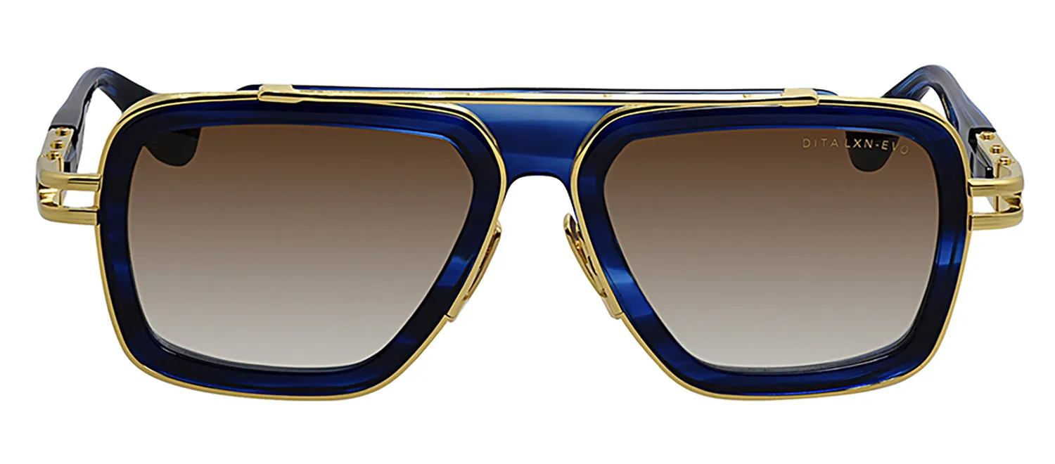 Dita LXN-EVO DT DTS403-A-03 Navigator Metal Blue Sunglasses with Brown Gradient Lens sold by Gaffos