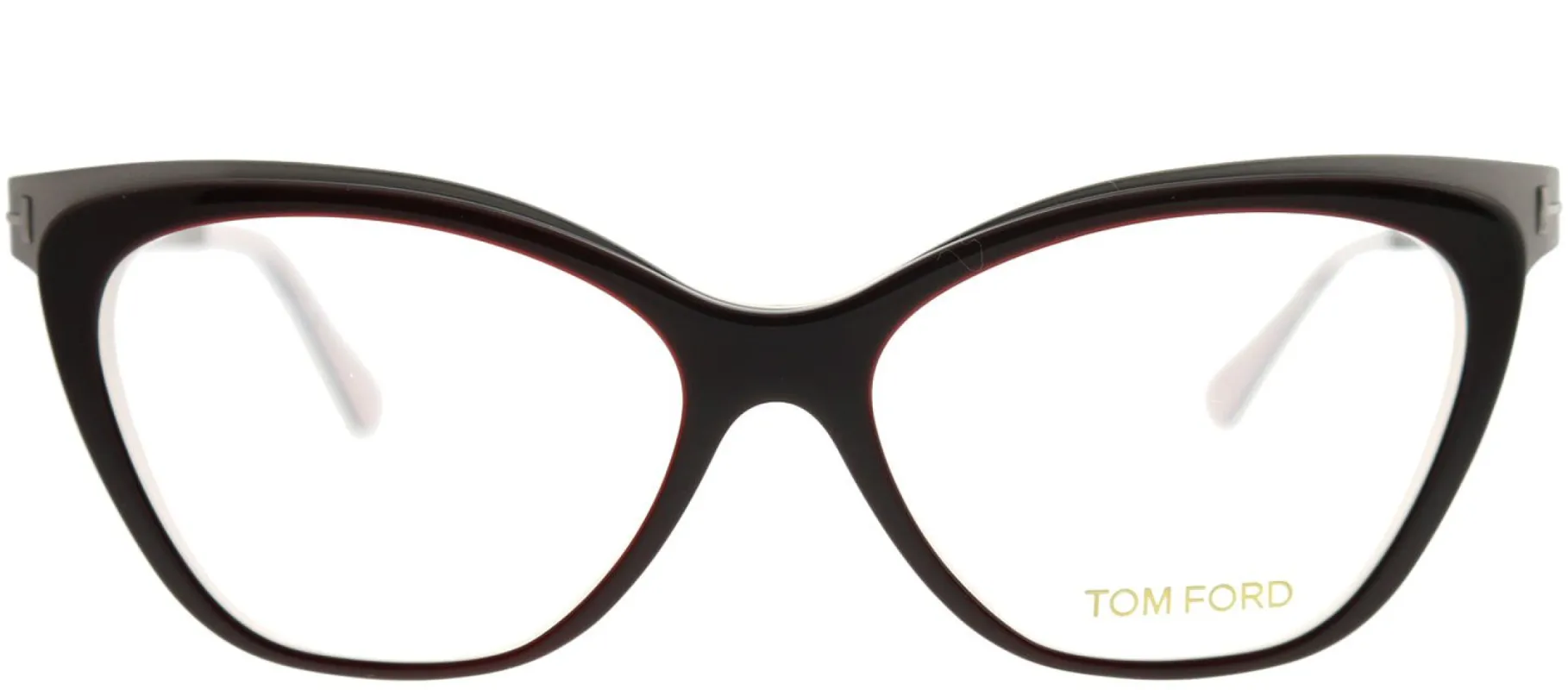 Tom Ford FT 5374 050 Cat-Eye Metal Brown Eyeglasses with Demo Lens sold by Gaffos