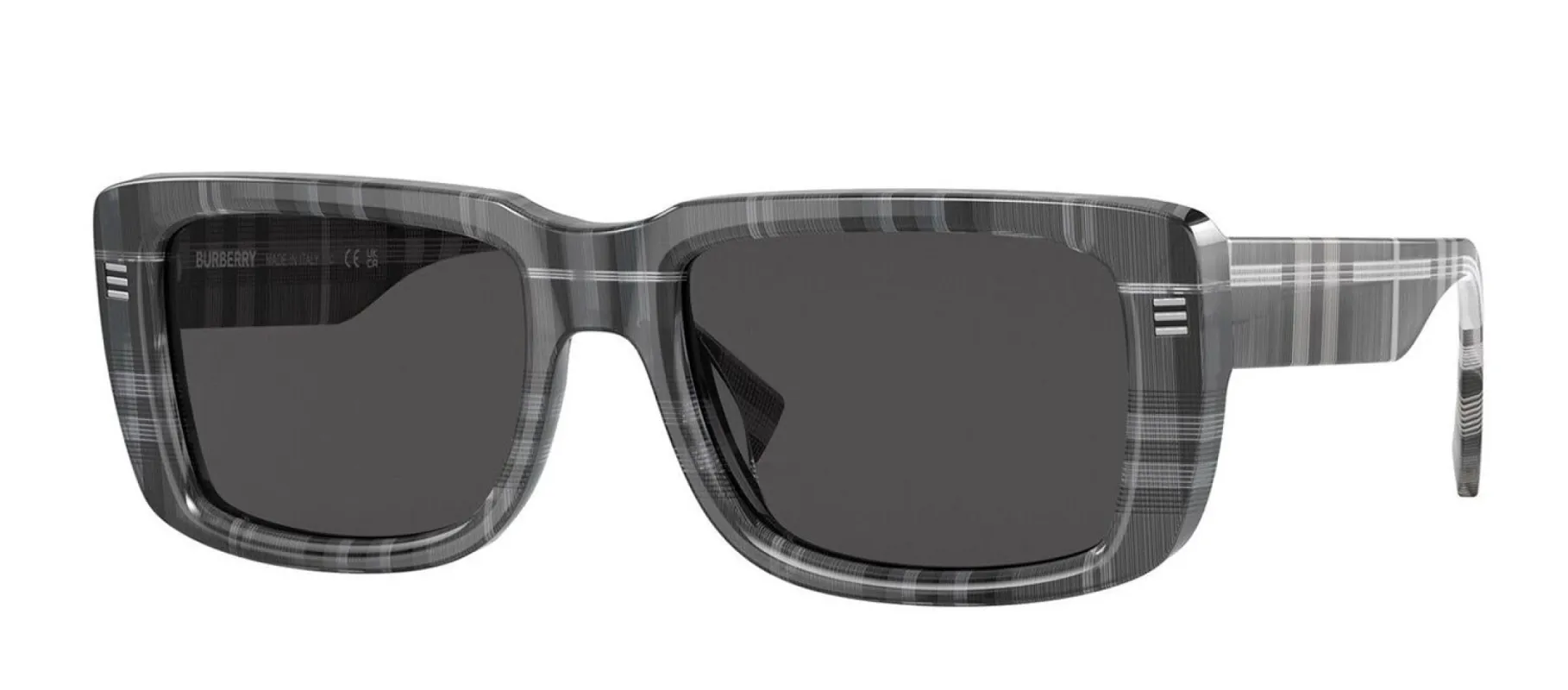 Burberry JARVIS BE 4376U 380487 Rectangle Plastic Grey Sunglasses with Grey Lens sold by Gaffos