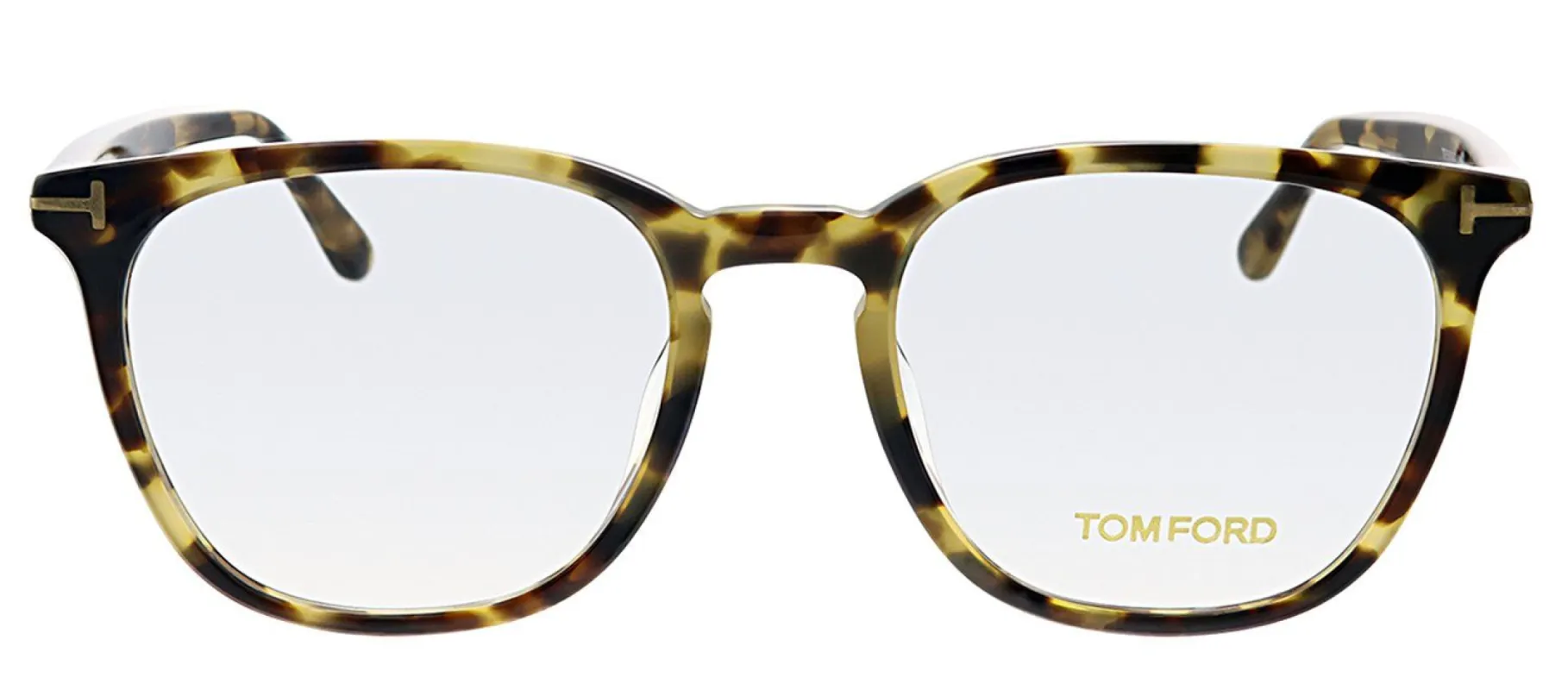 Tom Ford FT 5506F 055 Rectangle Plastic Havana Eyeglasses with Havana Plastic Frame And Temple sold by Gaffos