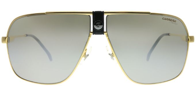 Carrera CA Carrera1018 RHL T4 Aviator Metal Gold Sunglasses with Silver Mirror Lens sold by Gaffos