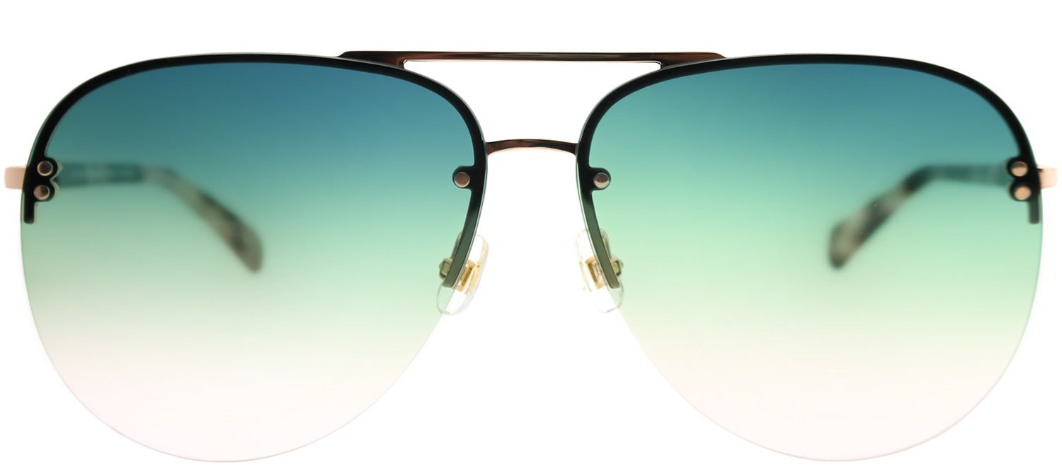 Kate Spade KS Jakayla HT8 JP Aviator Metal Gold Sunglasses with Green Pink Gradient Lens sold by Gaffos