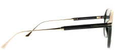 Tom Ford Nicholai TF 624 01C Aviator Plastic Black Sunglasses with Grey Mirror Lens sold by Gaffos