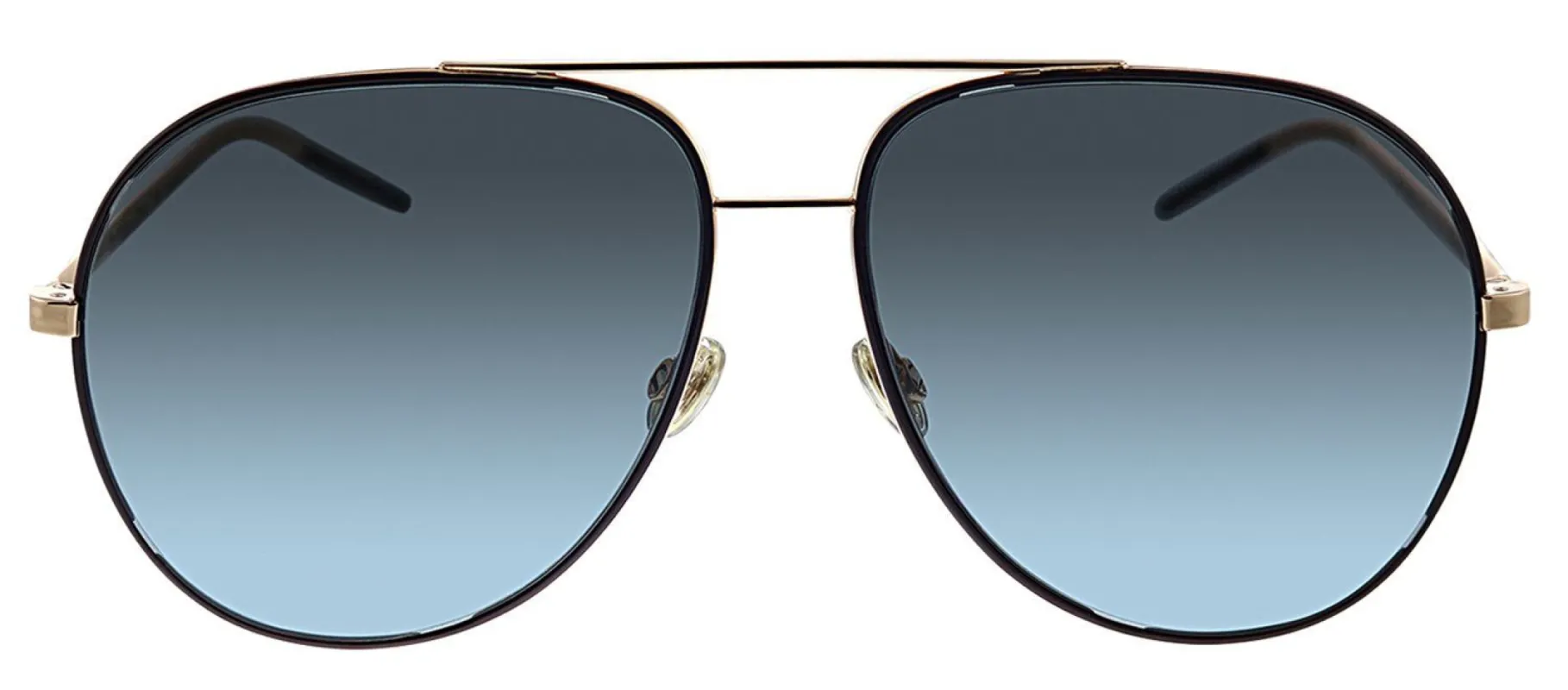Dior CD Astral 6K3 I7 Aviator Metal Gold Sunglasses with Blue Gradient Lens sold by Gaffos