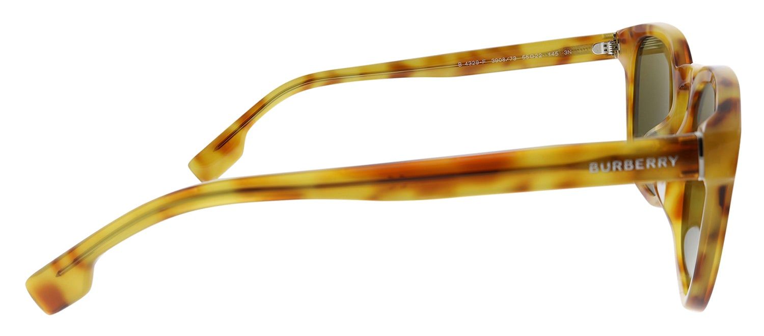 Burberry BE 4329F 390873 Square Plastic Havana Sunglasses with Brown Lens sold by Gaffos product image thumbnail 3