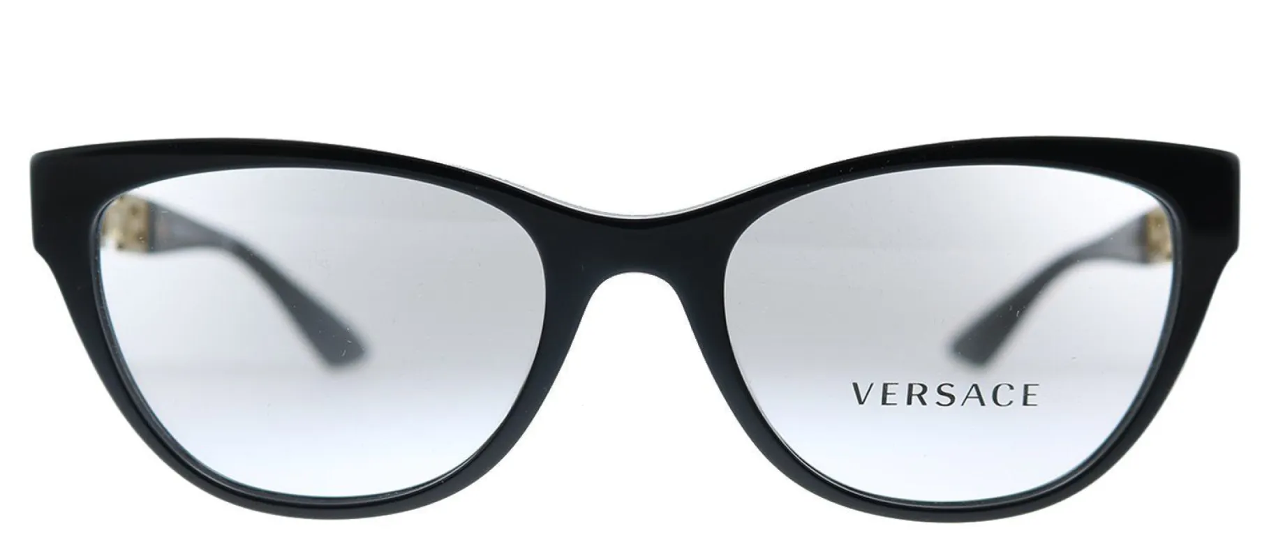 Versace VE 3292 GB1 Round Plastic Black Eyeglasses with Demo Lens sold by Gaffos