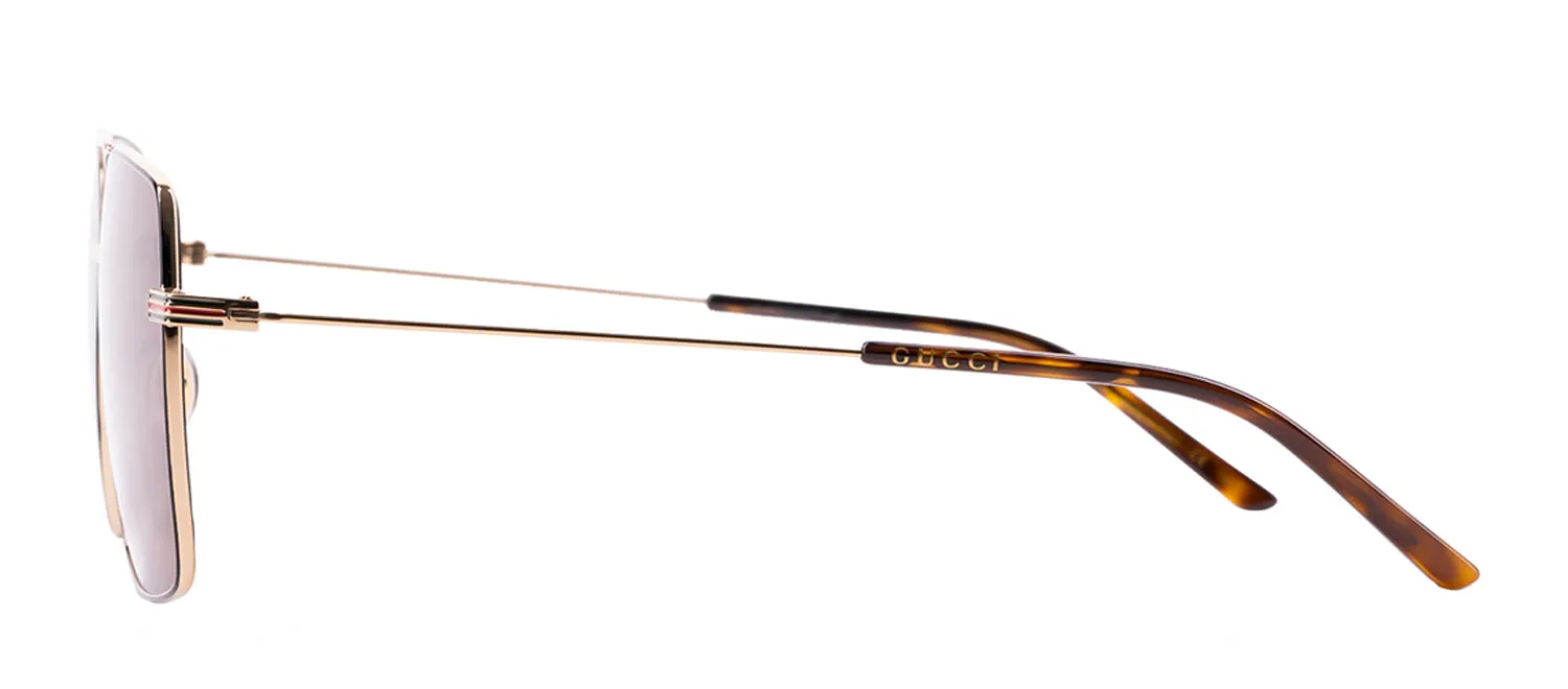 Gucci GG 1053S 002 Square Metal Gold Sunglasses with Brown Lens sold by Gaffos product image thumbnail 3