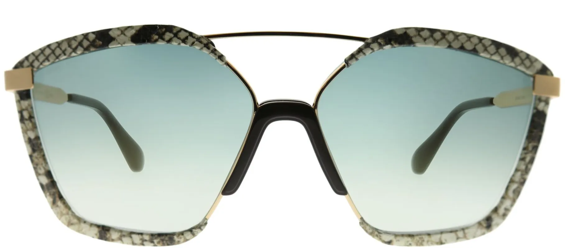 Jimmy Choo JC Leon 09Q EZ Square Plastic Brown Sunglasses with Brown Mirror Gradient Lens sold by Gaffos