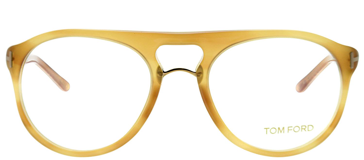 Tom Ford FT 5007 663 Round Plastic Tortoise/ Havana Eyeglasses with Demo Lens sold by Gaffos