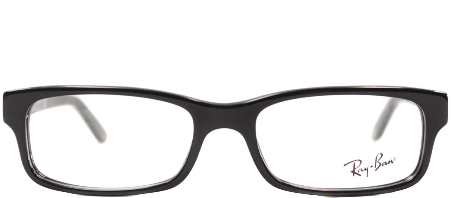 Ray-Ban RX 5187 2000 Rectangle Plastic Black Eyeglasses with Demo Lens sold by Gaffos