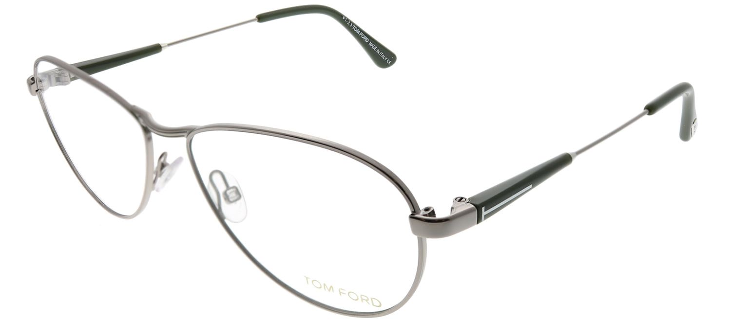 Tom Ford FT 5297 014 Aviator Metal Silver Eyeglasses with Demo Lens sold by Gaffos product image thumbnail 2